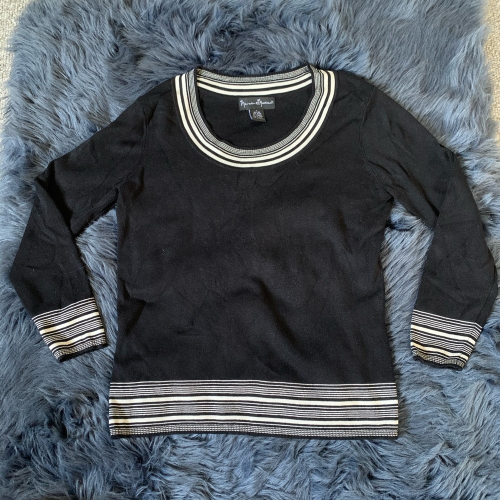 Black & White Thin Sweater